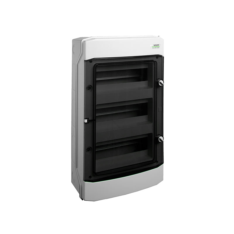 Noark Aufputz-Installationsgehäuse, Kunststoff, IP65, 4 Reihen, 12 Module, 1500V DC