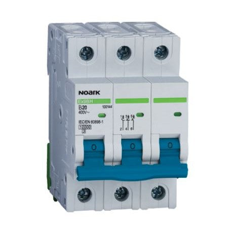 Noark Installationsschutzschalter 10 kA, Charakteristik B, 32 A, 3-polig
