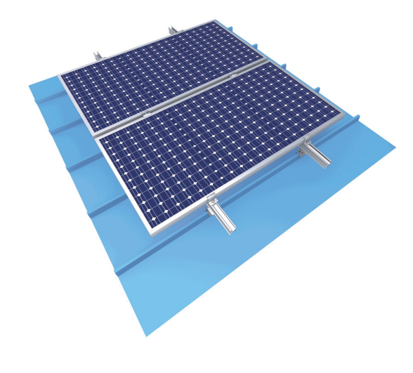 Soeasy (Xiamen) Photovoltaic Technology Co.,Ltd. - Montagesysteme - Non-Penetrating Solar Metal Roof Mount Solution Non-Penetrating Solar Metal Roof Mount Solution - Art. 9839