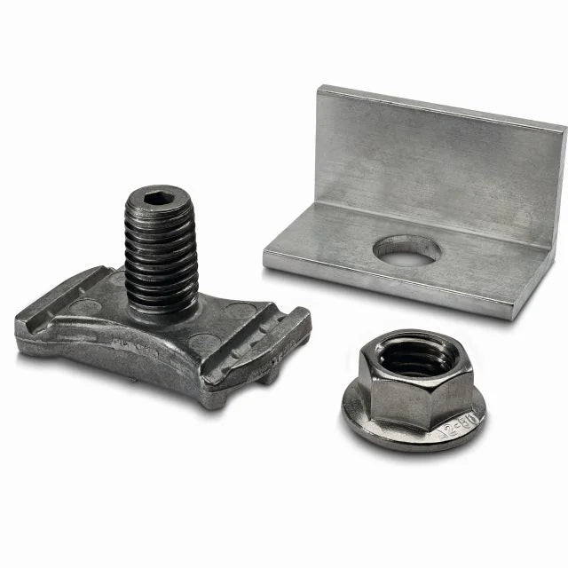 Novotegra Anti-Rutsch-Set für horizontale Module mit kurzer Schiene (für Trapezblech)