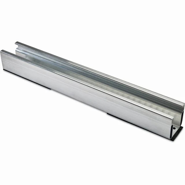 Novotegra Short C47 Schiene für Trapezblech mit EPDM, 385mm (vertikale Module)