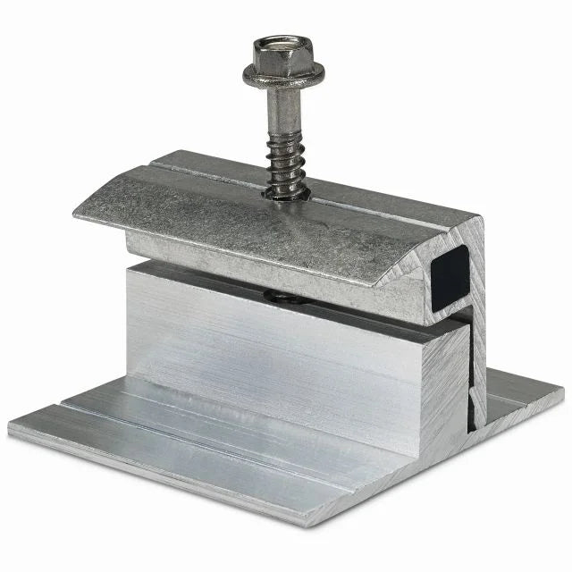 Novotegra Standard Flachdeckel-Endklemme für 28-33 mm Module (kurze Seite)