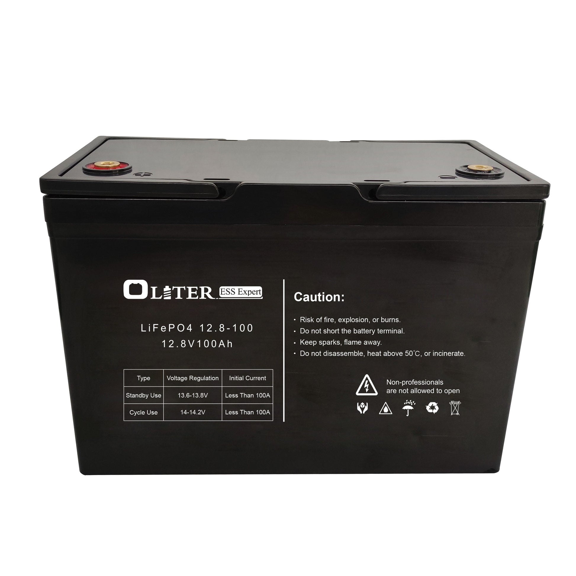 Jiangsu Oliter Energy Technology Co., Ltd. - Speicher - OLT-12.8V 100Ah LiFePO4 Battery 12,8V 100Ah Li-ion Battery - Art. 27587