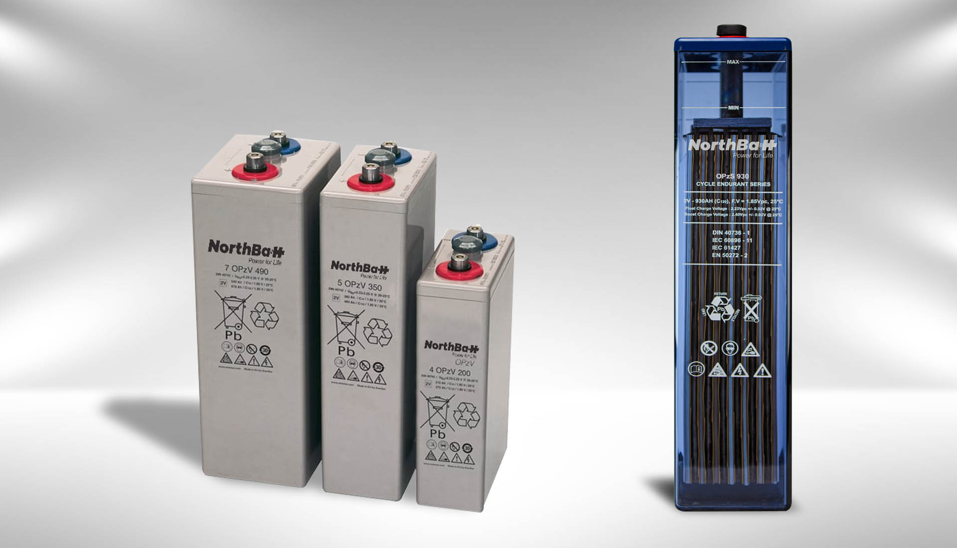 NorthBatt - Speicher - OPzS Batteries 12 OPzS 1500 - Art. 31812