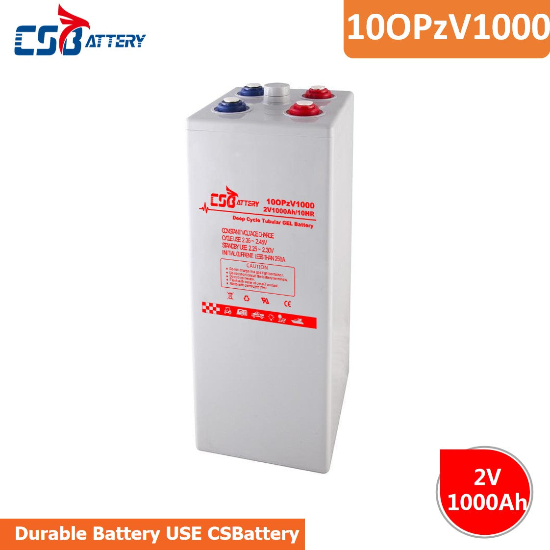 CSBattery Energy Co., Ltd - Speicher - OPzV Tubular GEL Battery OPzV2-1000 - Art. 19092
