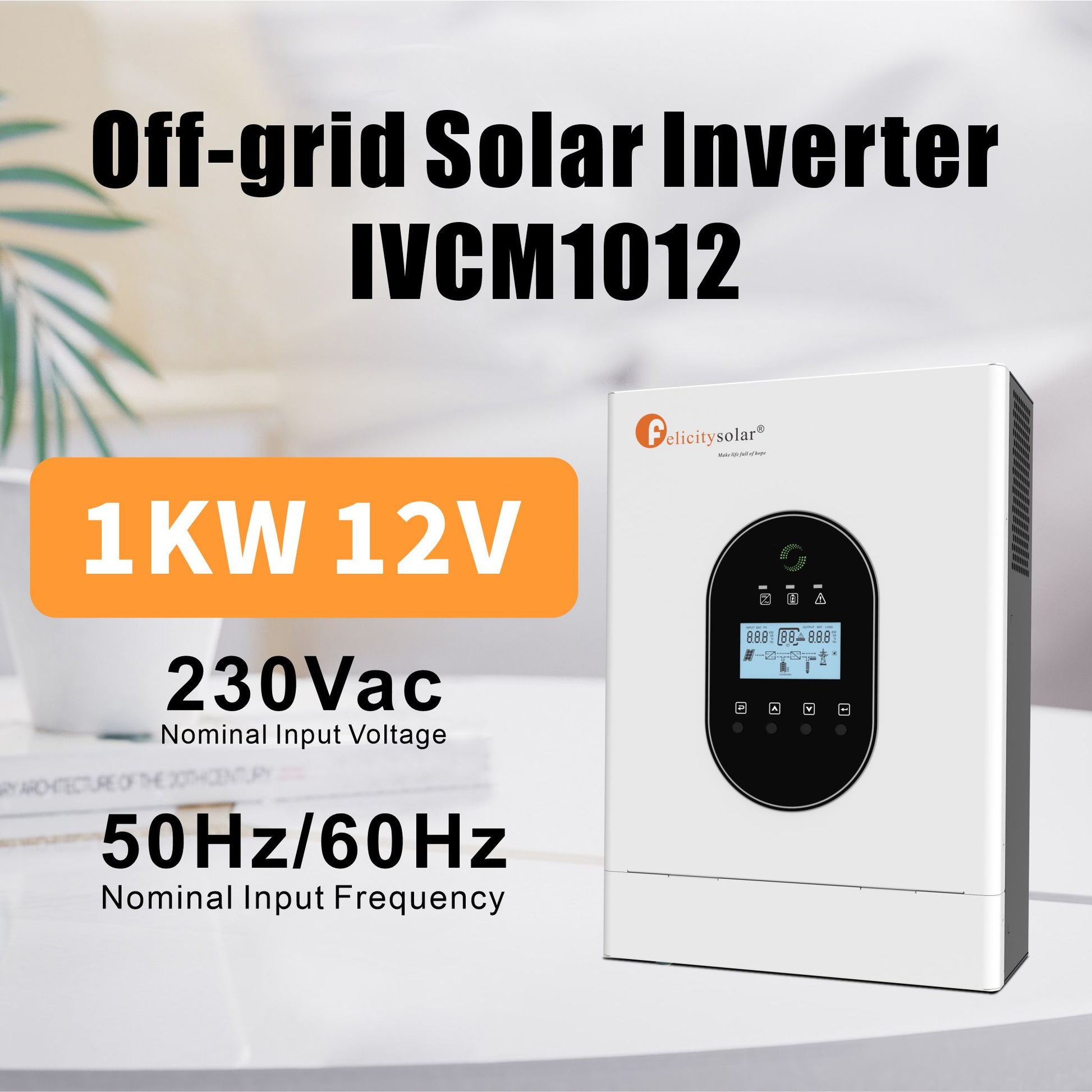 Guangzhou Felicity Solar Technology Co., Ltd. - Wechselrichter - Off-grid High-freguency Solar inverter IVEM Ser... IVEM1012-LV - Art. 60885