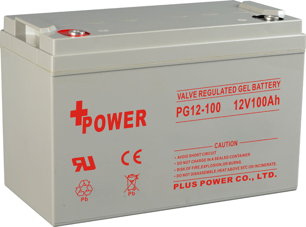 Plus Power Battery Co., Ltd. - Speicher - PG Gel Series - 12V 100Ah PG12-100 - Art. 20915