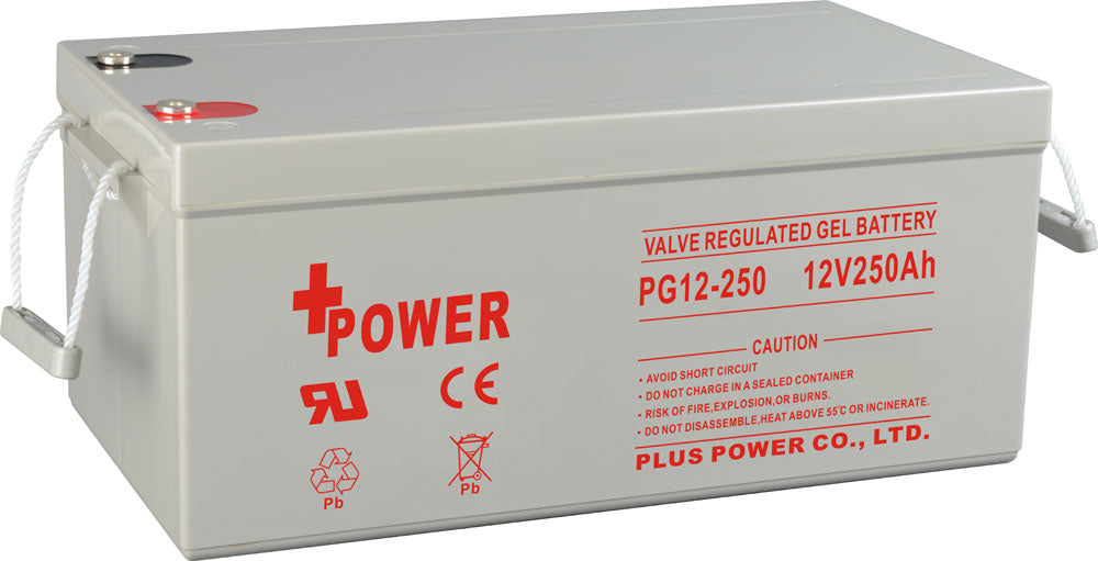 Plus Power Battery Co., Ltd. - Speicher - PG Gel Series - 12V 250Ah PG12-250 - Art. 20102