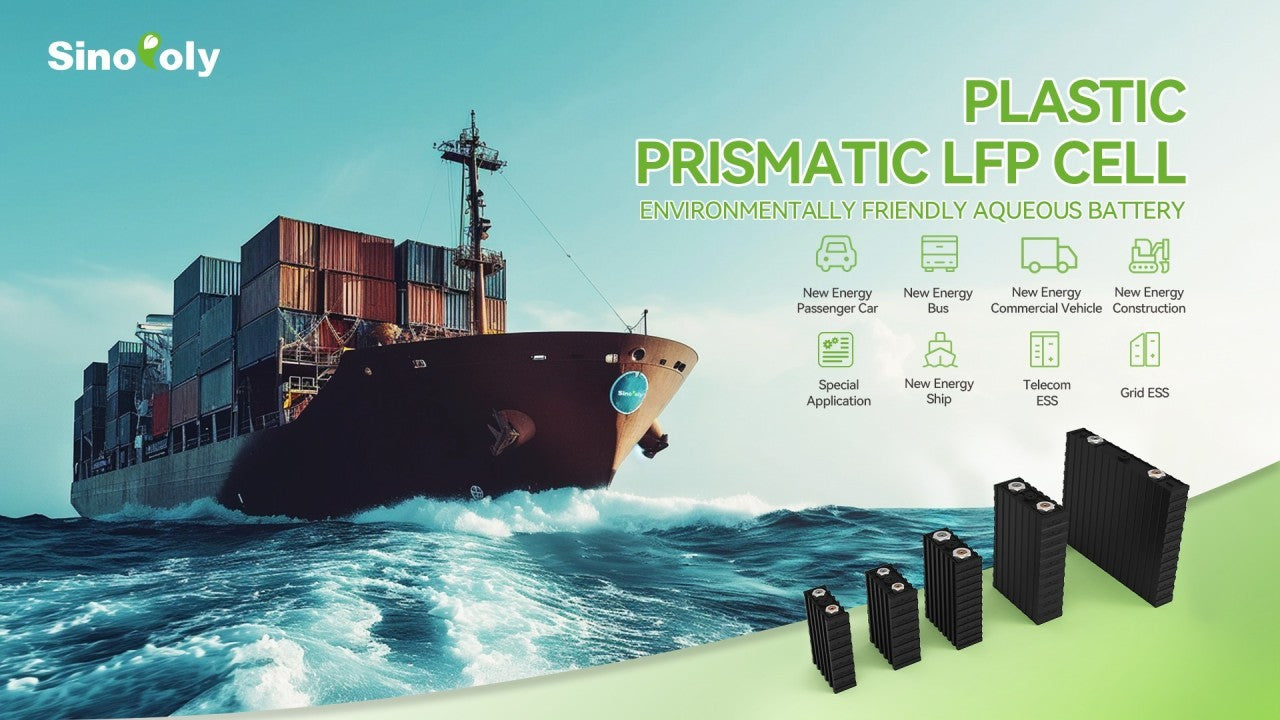 Shenzhen Sinopoly Battery Co., Ltd - Speicher - PLASTIC PRISMATIC LFP CELLS 60AH - Art. 37495