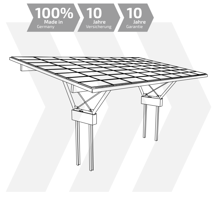 Premium Mounting Technologies GmbH & Co. KG - Montagesysteme - PMT Carport PMT Carport Single - Art. 5278