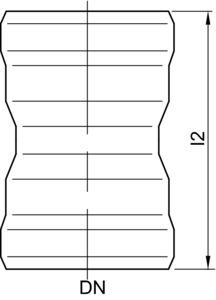 ACO GM-X-Doppelmuffe