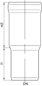 ACO GM-X-Einschiebmuffe(Langmuffe)