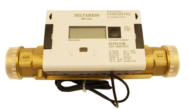 Deltamess Ultraschall-Wärmezähler WM Ultra 0,6m3/h, Qp 0,6 Baulänge 110mm