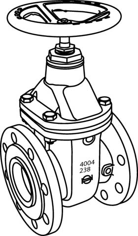 Wilo Mechanisches Zubehör Absperrschieber DN 50, EN-GJL-250
