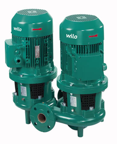 Wilo Trockenläufer-Standard-Doppelpumpe DL 65/210-2,2/4,DN65,2.2kW