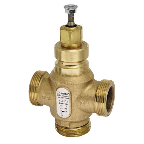 ESBE 3-Wege Regelventil Typ VLE 132 DN 15, Außengewinde 1", Kvs 4,0