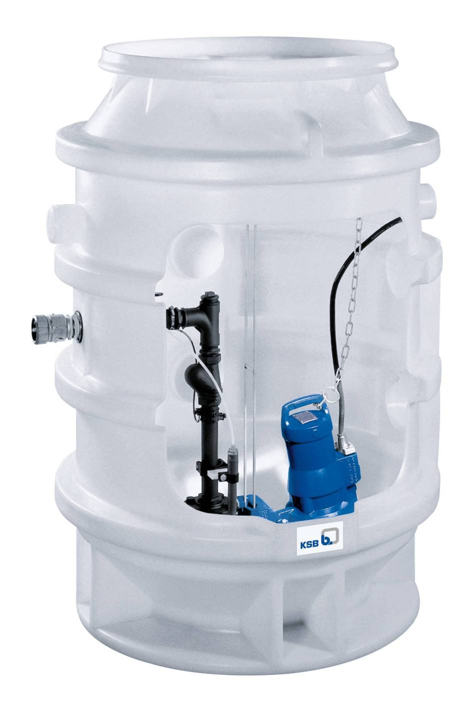 KSB Fertigpumpstation CK D PF 65-2 D mit 2 Pumpen Ama-Porter 602 ND