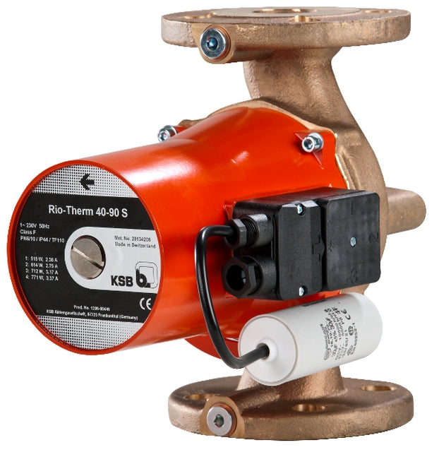 KSB Brauchw.-Ppe Rio-Therm N 40-90 S DN40, PN6/10, 1ph 230V, ungeregelt
