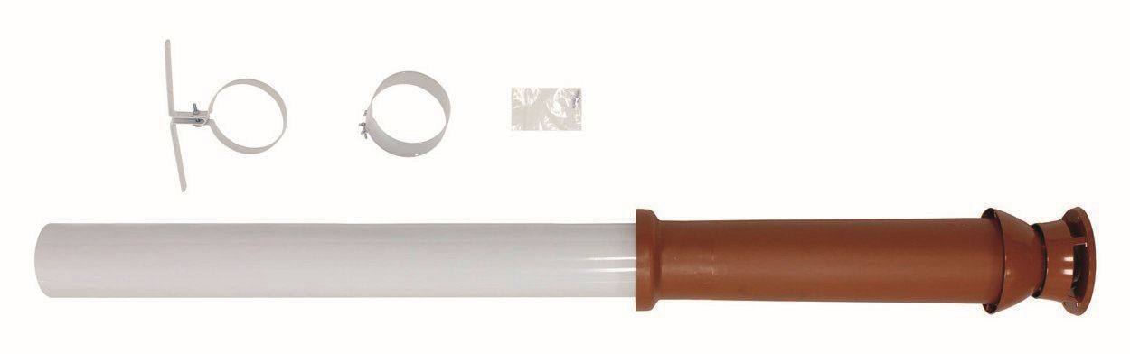 Vaillant Senkrechte Dachdurchführung 60/100 mm konzentrisch Alu, Rot