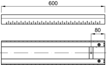 ACO PROFILINE AUSGL. ENDE V2A