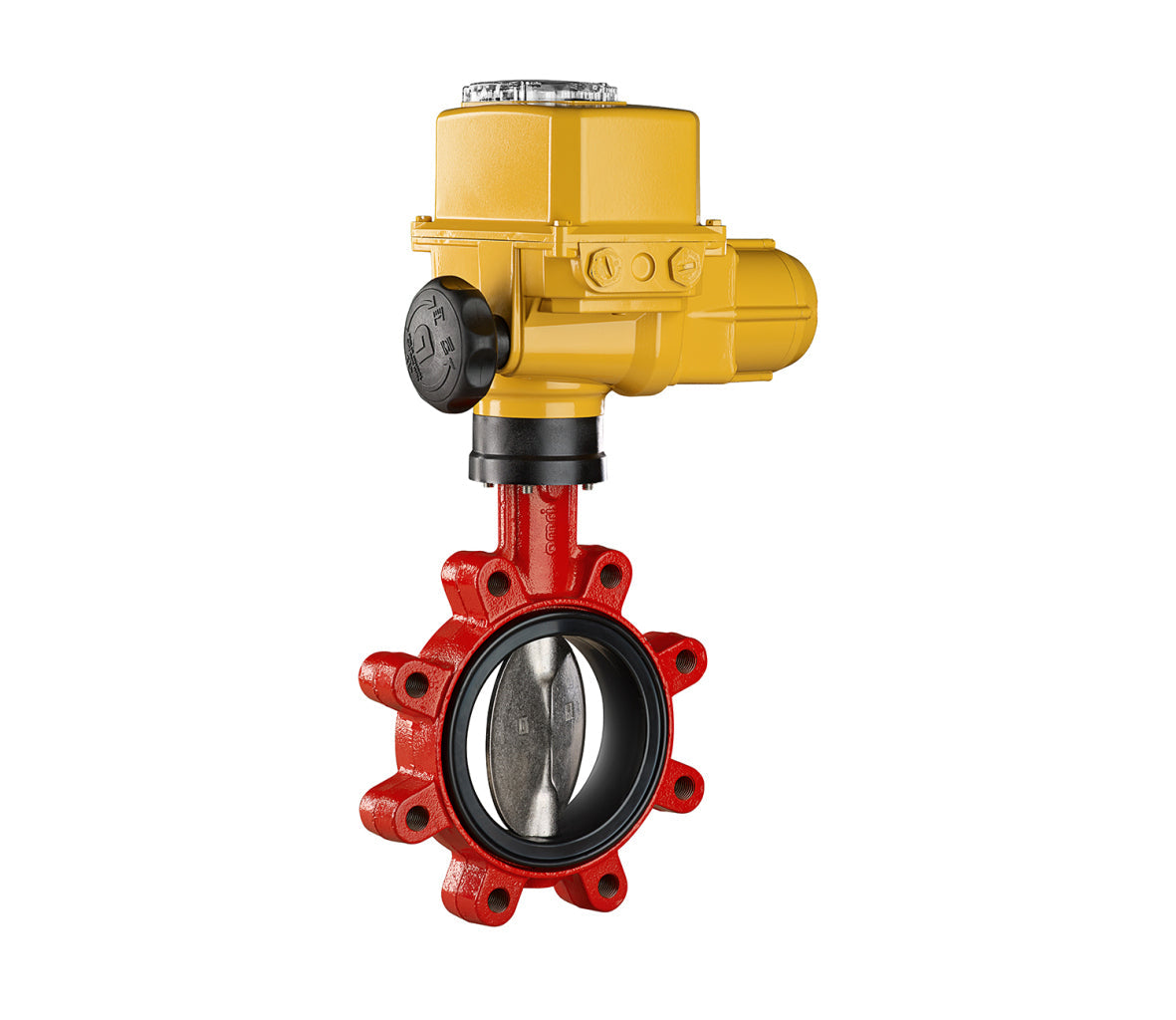 KSB Einklemm-Absperrklappe BOAXMAT-SF m.E-Antrieb EZ25 230 V PN16 DN250