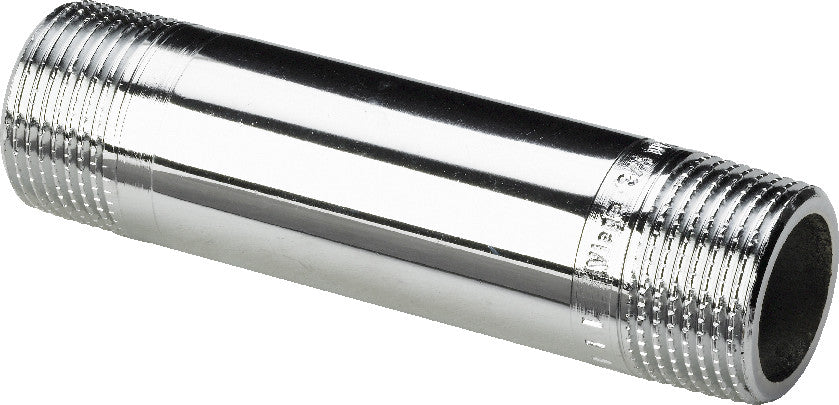 Viega Langnippel 3530 in R3/4 x 80mm Rotguss verchromt