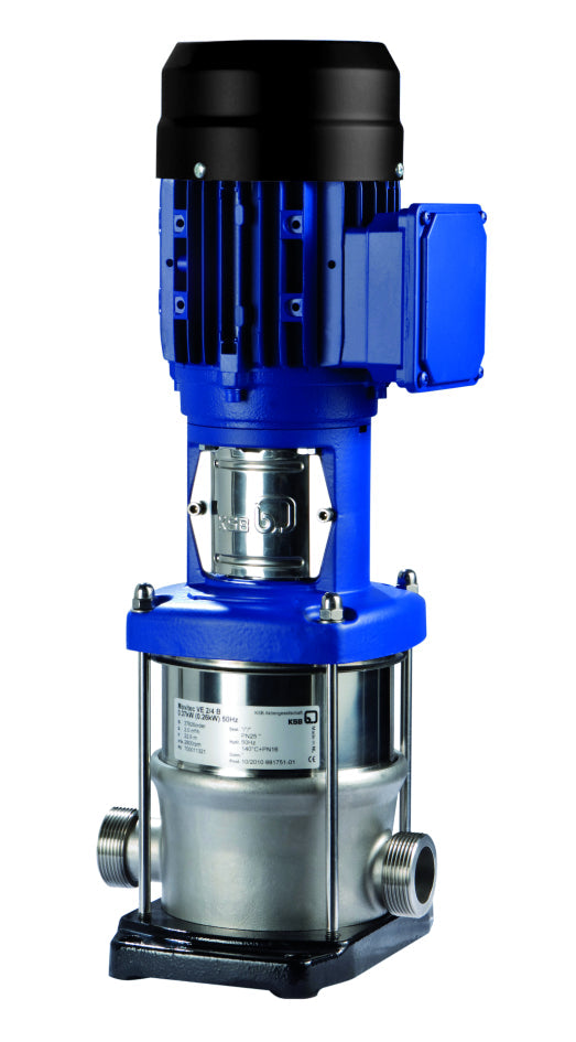 KSB InlinePp Movitec VME 4/6 B F 2pol 1,1 kW 230/400 V IE3 Gewindefl.