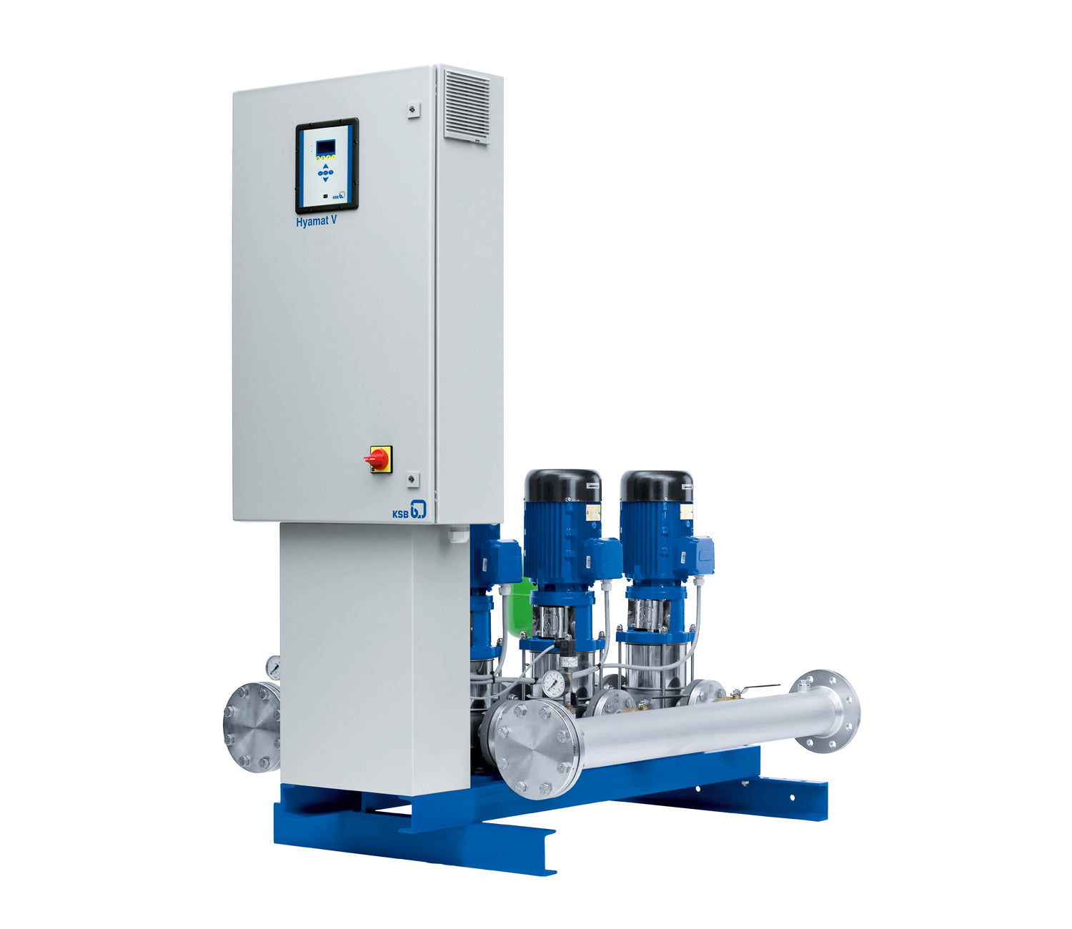 KSB Druckerhöhung Hyamat V 3/0204 B m. 3 Pumpen Movitec 2/4, 0,37 kW
