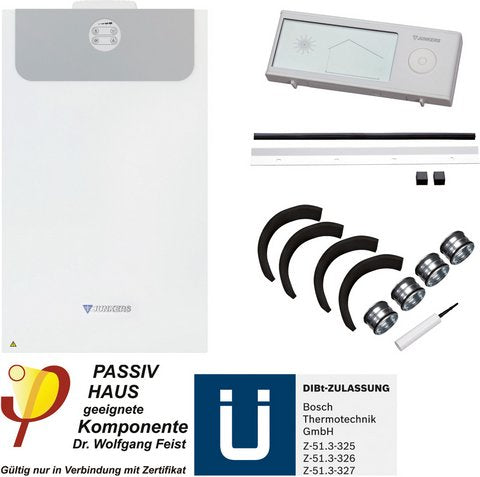 Junkers Wohnungslüftung-Systempaket JUPA LP10 Grundpaket Wandmontage mit LP 140-2