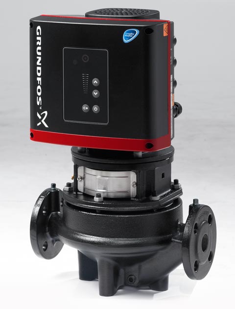 GRUNDFOS Elektr. ger. Trockenläuferpumpe TPE150-200/4-A3-F-O-DAQF PN25 3x400V