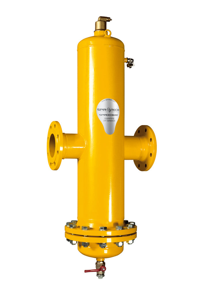 Spirotech SpiroCombi Luft & Schlamm Demont Hi-Flow DN 150 - Flansch, 10 bar / 110 Grad