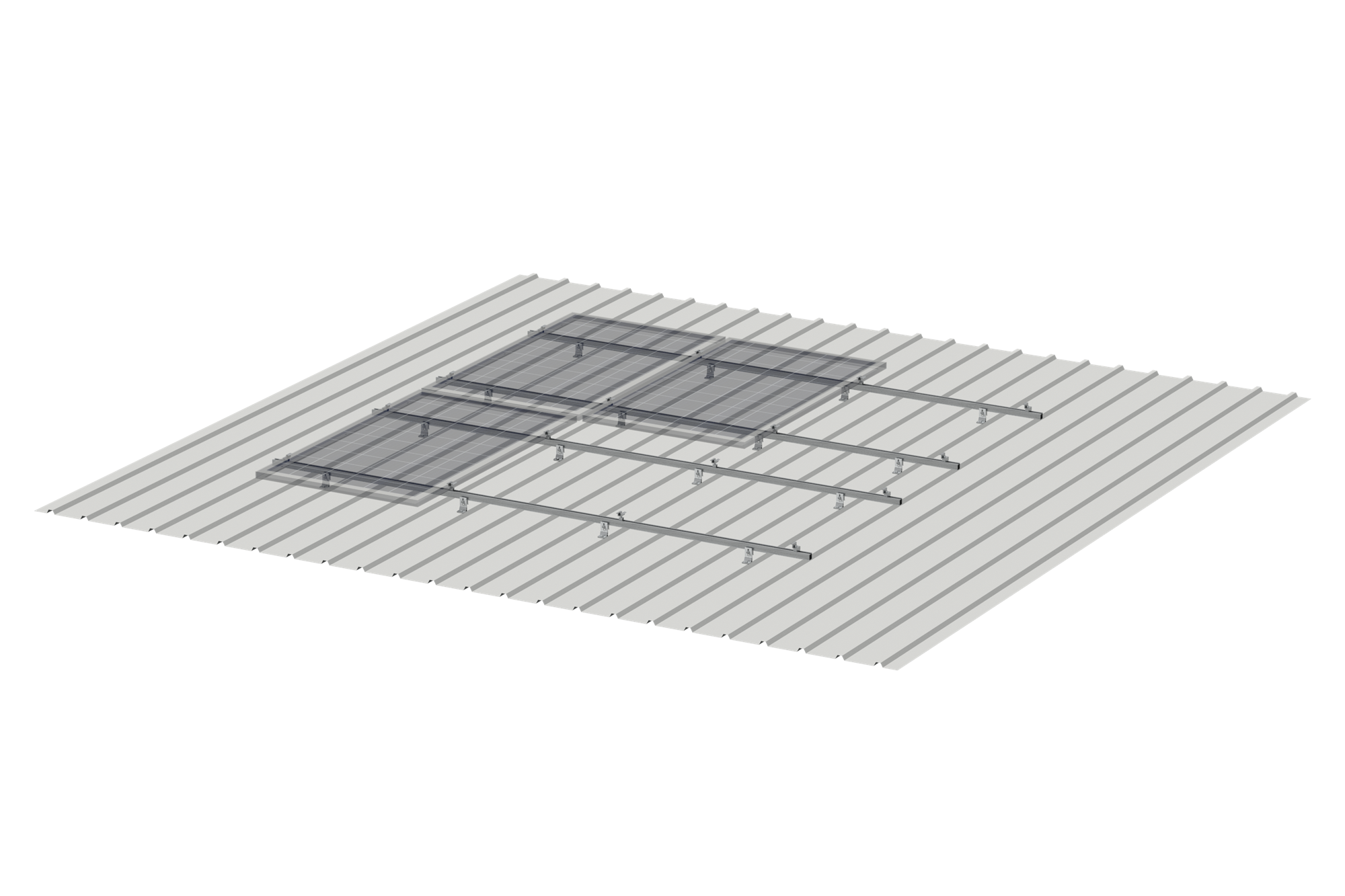 Clenergy (Xiamen) Technology Co., Ltd - Montagesysteme - PV-ezRack® SolarRoof™ DT Rail Penetrative PV-ezRack® SolarRoof™ DT Rail Penetrative - Art. 8183