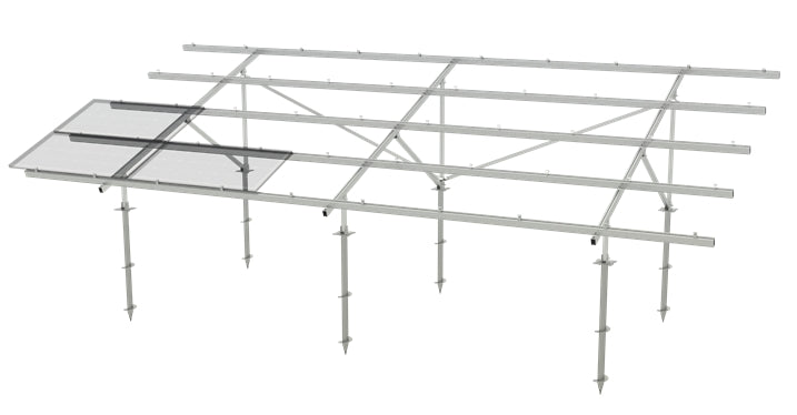 Clenergy (Xiamen) Technology Co., Ltd - Montagesysteme - PV-ezRack® SolarTerrace™ Eco PV-ezRack® SolarTerrace™ Eco - Art. 7165