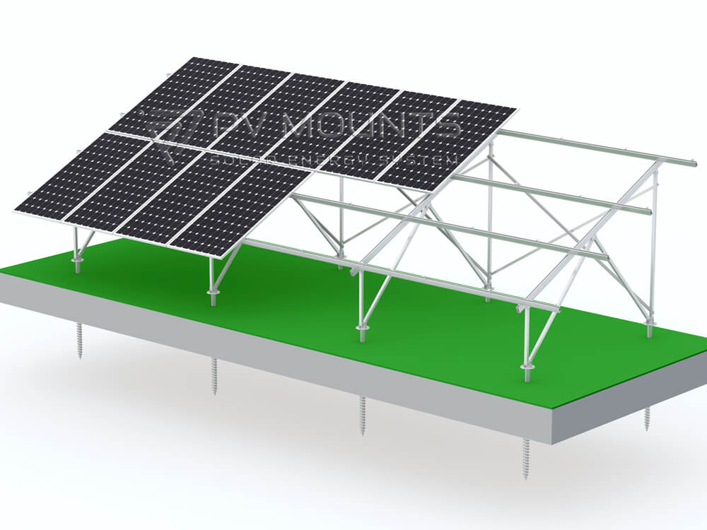 Xiamen PV Mounts Technology Co., Ltd - Montagesysteme - PVM Standard Ground Mounting System PVM-SGR - Art. 9373