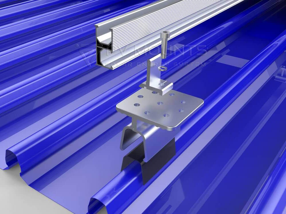 Xiamen PV Mounts Technology Co., Ltd - Montagesysteme - PVM Standing Seam Clamp Mounting System PVM-SC - Art. 9375