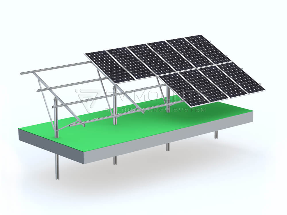 Xiamen PV Mounts Technology Co., Ltd - Montagesysteme - PVM U Pile Ground Mounting System PVM-UGR - Art. 9374
