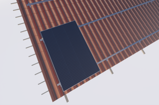 Pespa Alumin - Montagesysteme - PV Tile Roof Mounting System PV Tile Roof Mounting System - Art. 9151