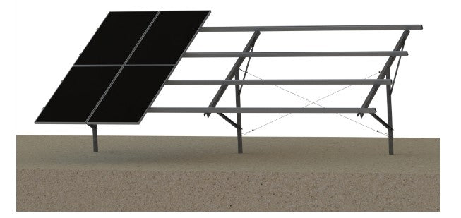 Sunfixings Ltd - Montagesysteme - Park Tegra Pile Driven Structure Park Tegra Pile Driven Structure - Art. 3131