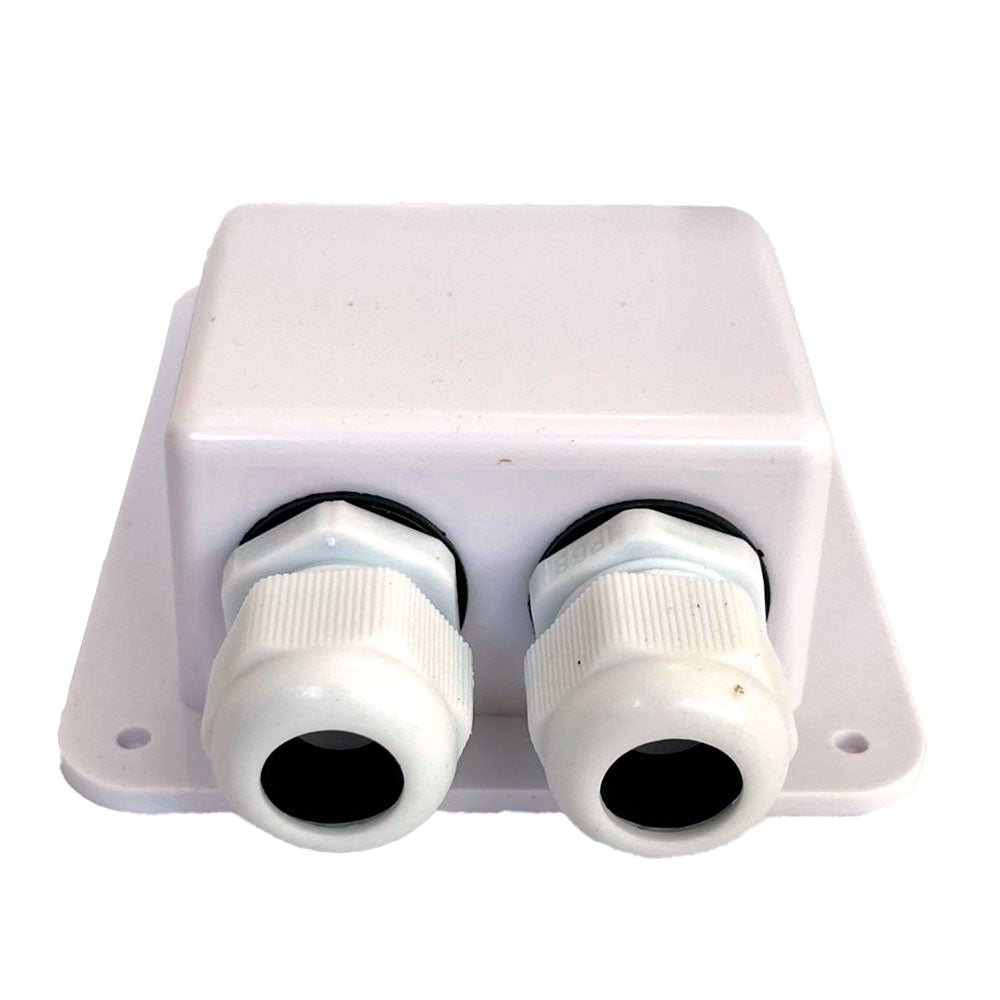 Eleksol Pasacables Doble para Caravana/embarcación (blanco)