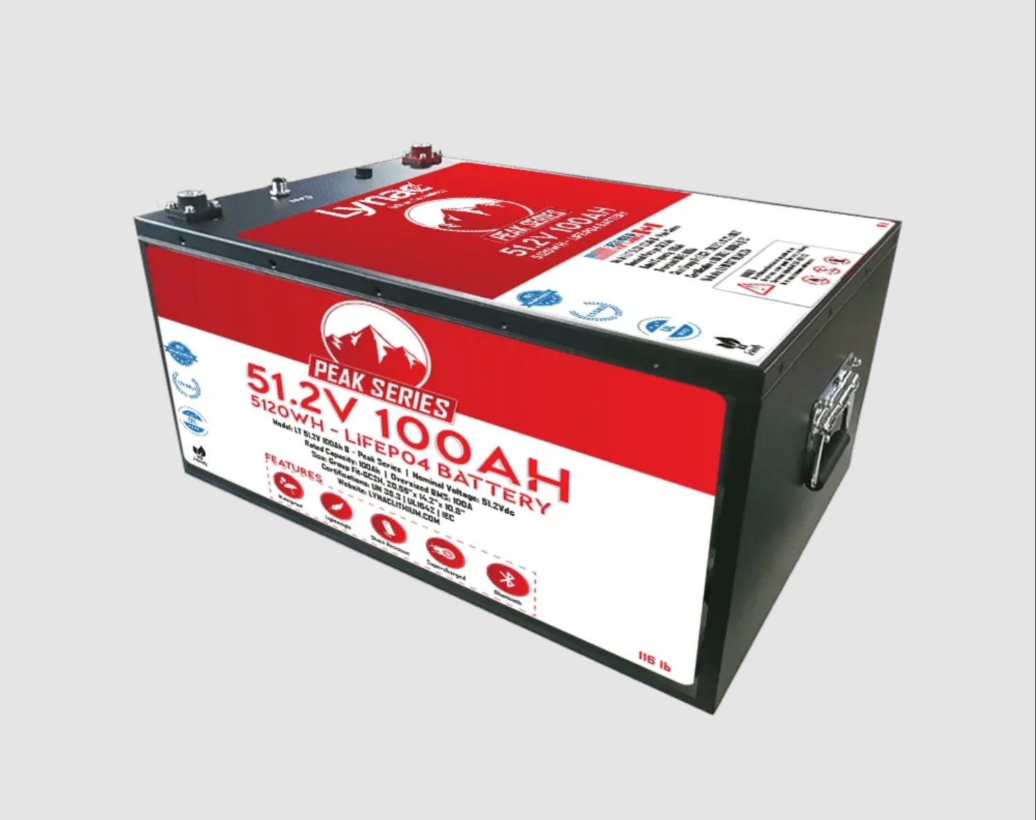 Lynac Lithium Technology - Speicher - Peak Series LT 51.2V 100Ah LT 51,2V 100Ah - Art. 32017