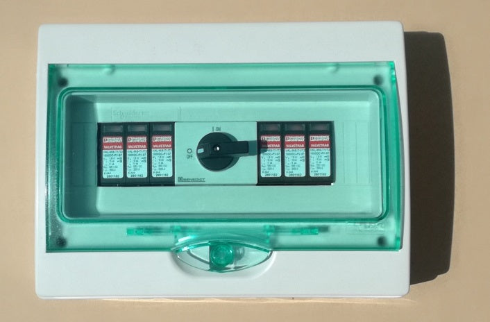 Phoenix Contact GAK PV-Blitz u. Übersp.Ableiter + DC-Schalter 2MPP