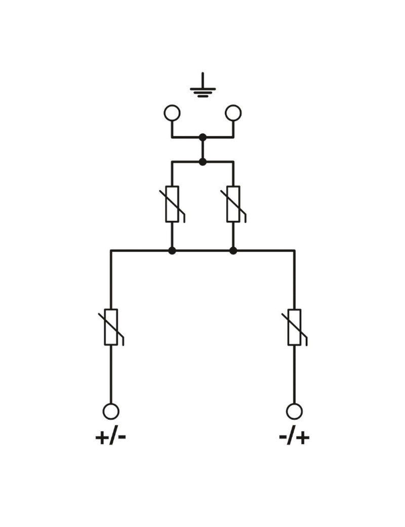 Phoenix Contact Überspannungsableiter DC 1000 V PV/2+V typ 1+2