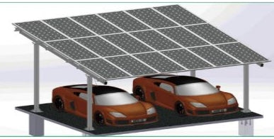Tianjin Wenli New Energy Technology Co., Ltd. - Montagesysteme - Photovoltaic Carport Support System Photovoltaic Carport Support System - Art. 7271