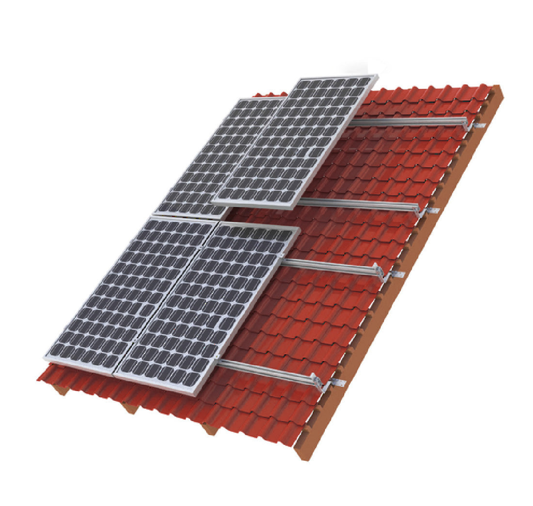 Fujian Super Solar Energy Technology Co., Ltd. - Montagesysteme - Pictched Roof Solar Mounting Pictched Roof Solar Mounting - Art. 7172