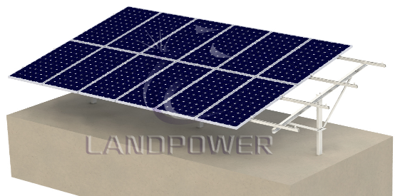 Xiamen Landpower Solar Technology Co., Ltd. - Montagesysteme - Pile Driven Ground Mounting System Pile Driven Steel Ground Mounting System - Art. 6014