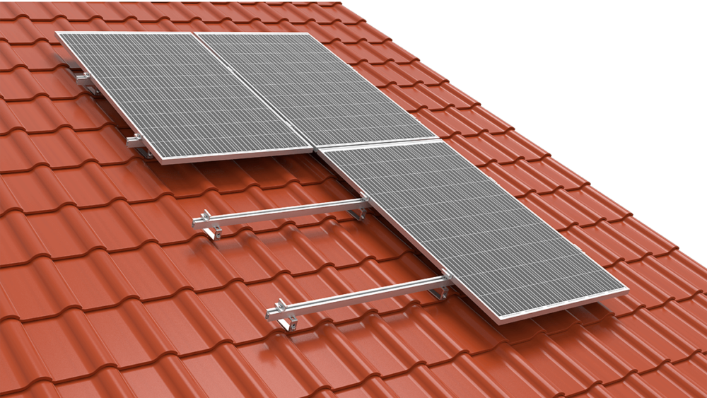 Energy5 Sp. z o.o. - Montagesysteme - Pitched Roof Covered with Ceramic Tiles DS,DC,1V - Art. 8942