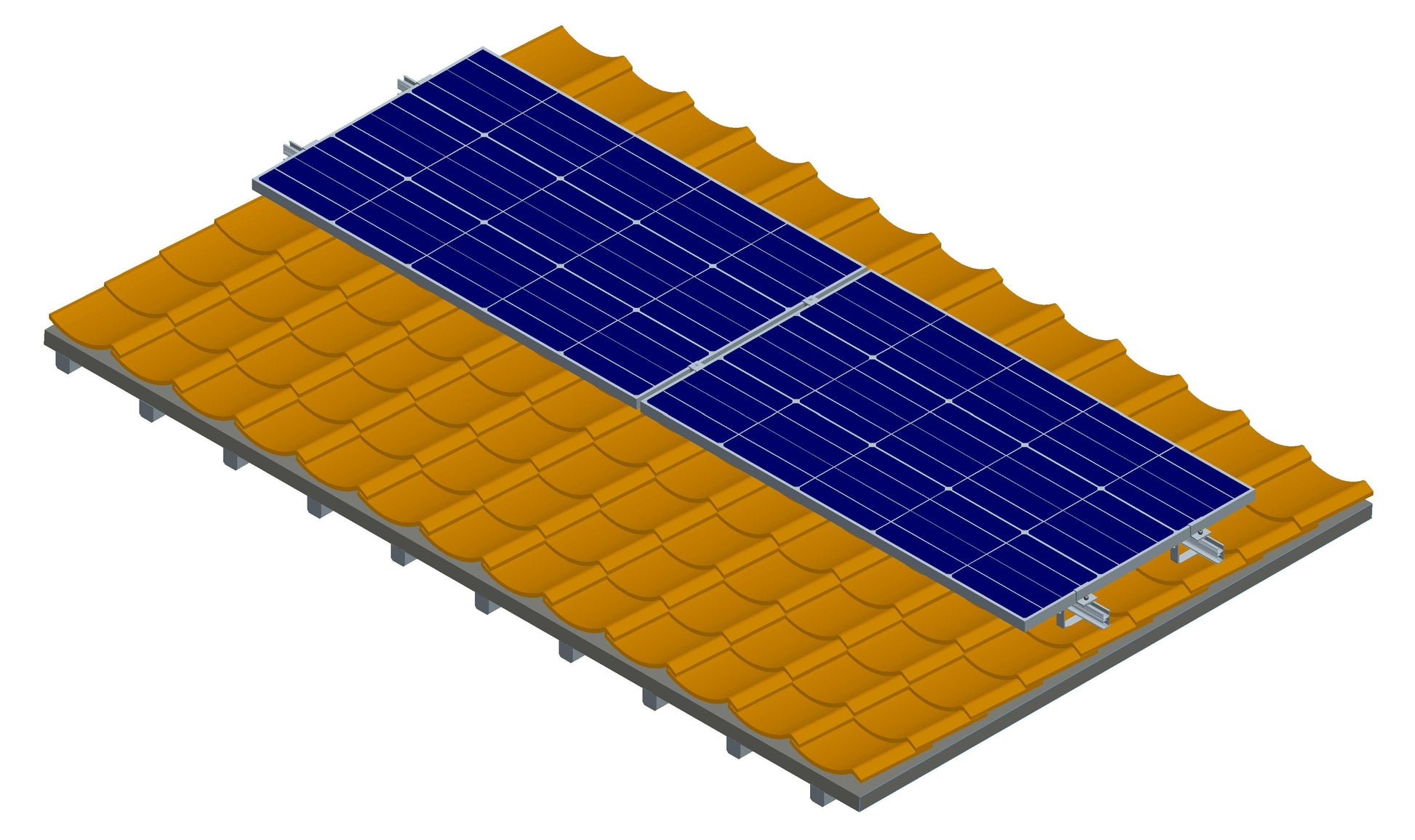 Xiamen Photons Solar Technology Co., Ltd. - Montagesysteme - Pitched Tile Roof Mounting System Pitched Tile Roof Mounting System - Art. 7144