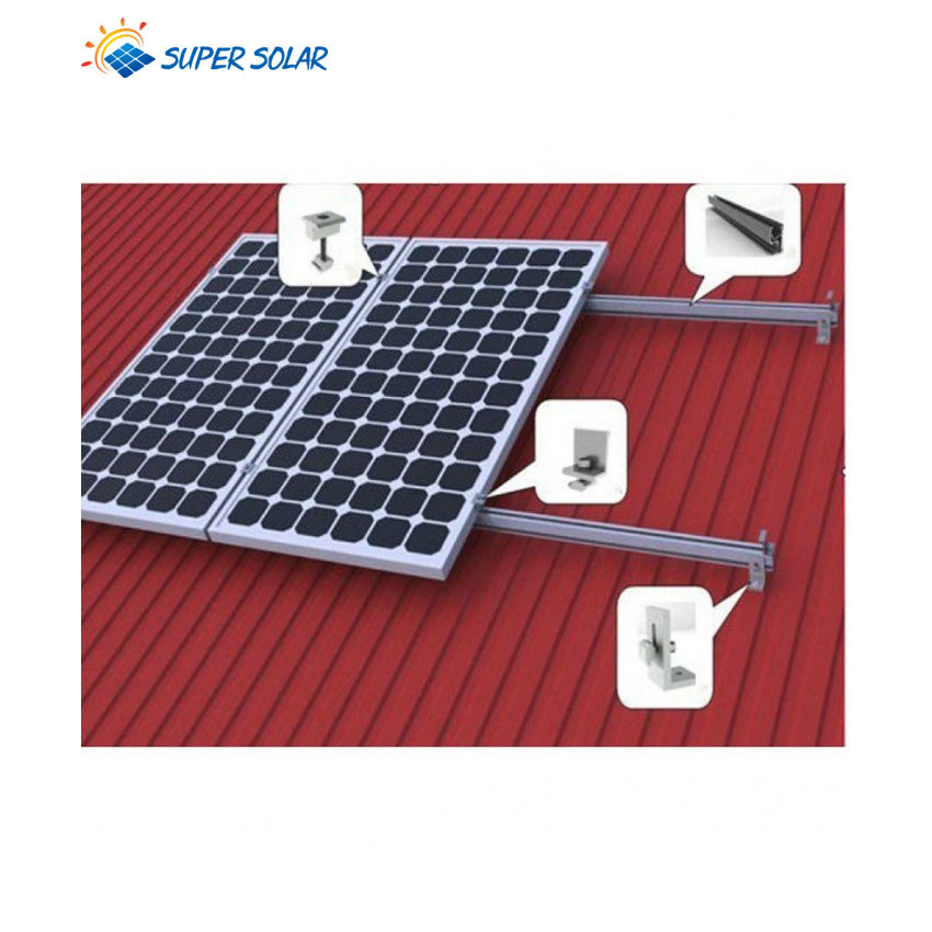 Fujian Super Solar Energy Technology Co., Ltd. - Montagesysteme - Pitched Tile Roof Solar Mounting System Pitched Roof Solar Mounting System - Art. 10028