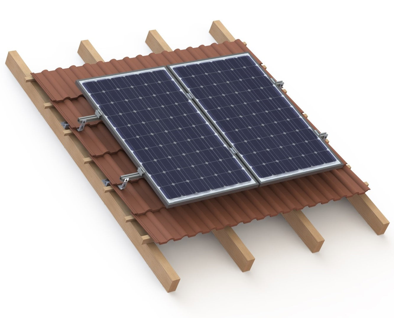 Profinal Handelsgesellschaft mbH - Montagesysteme - Pitched roof Eternit- und Wellblechdächer - Art. 5554