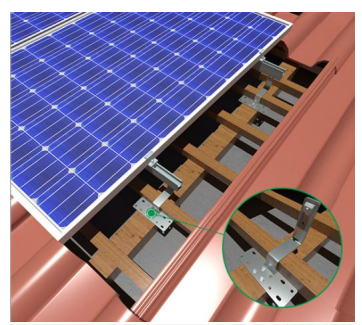 Anhui Xinbo Technology Co., Ltd. - Montagesysteme - Pitched roof mounting system Pitched roof mounting system - Art. 8719